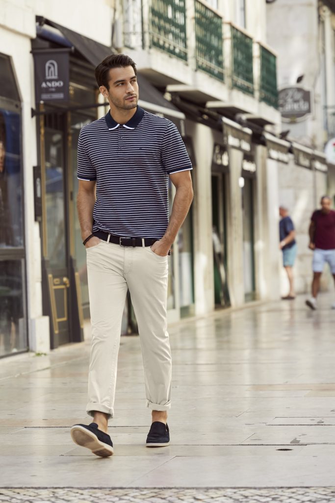 Brax Menswear Frühjahr Sommer 2024 blau